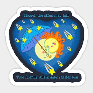 Meteor Shower 3 Sticker